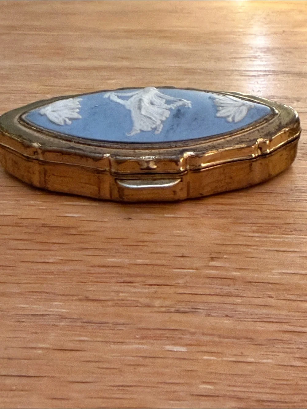 1950’s Wedgwood Jasperware Stratton of England Compact & Pill Box Se